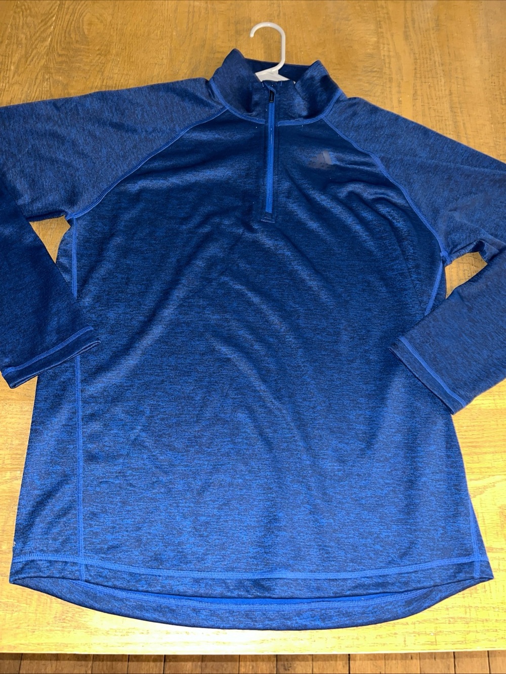 Adidas Quarter Zip Pullover - Men’s Large L Blue Top